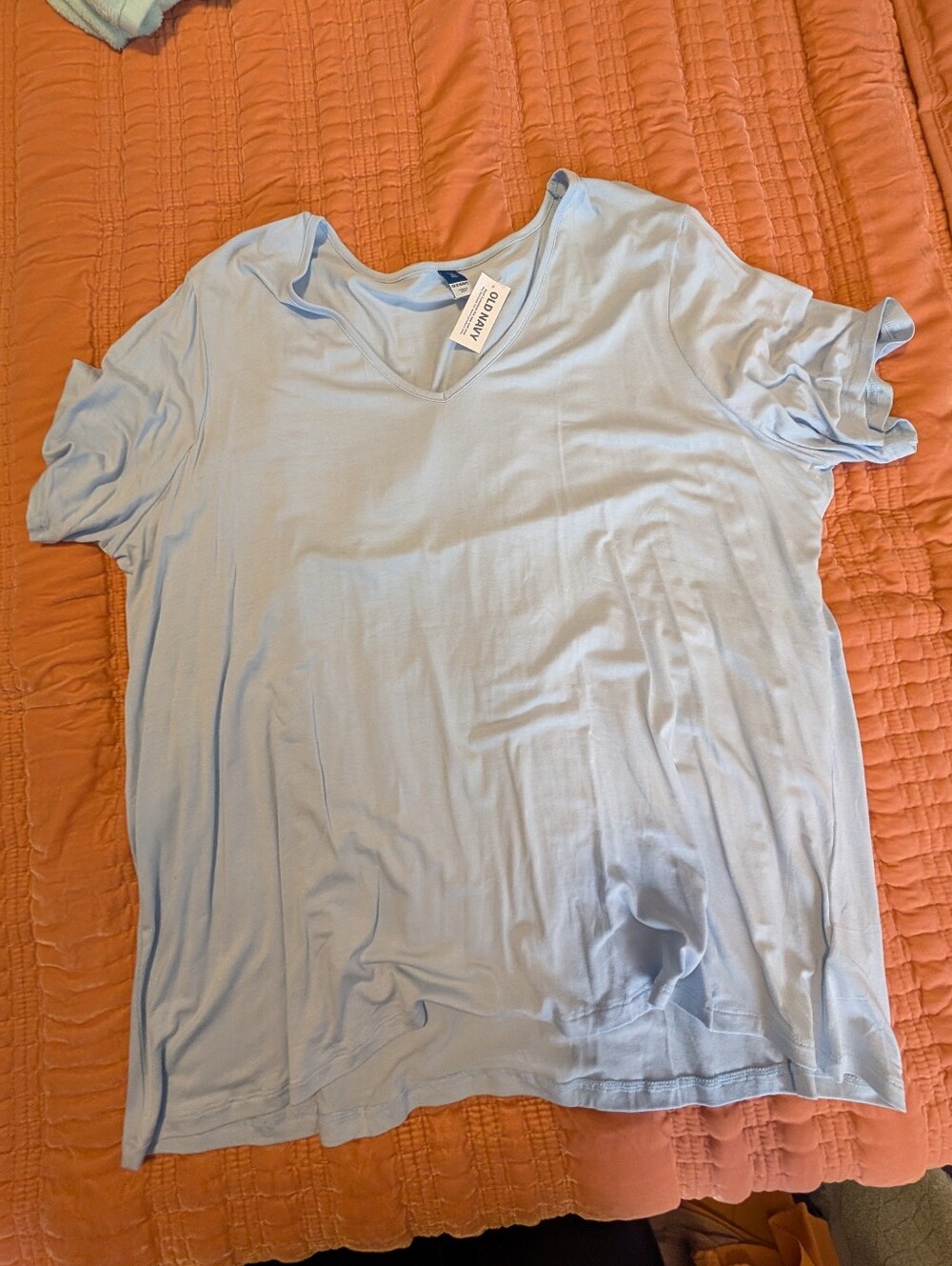 Light Blue V-Neck Women’s Top by Old Navy NWT